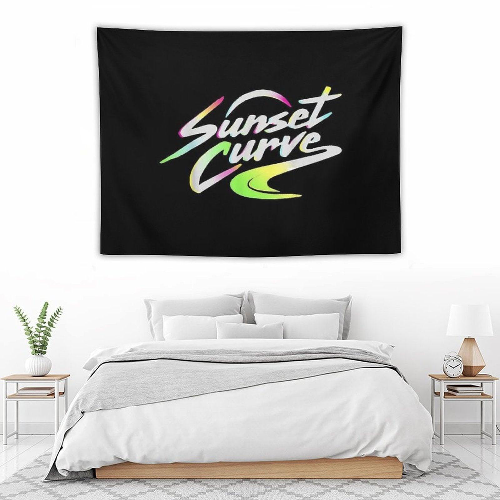 Sunset Curve Tapestry