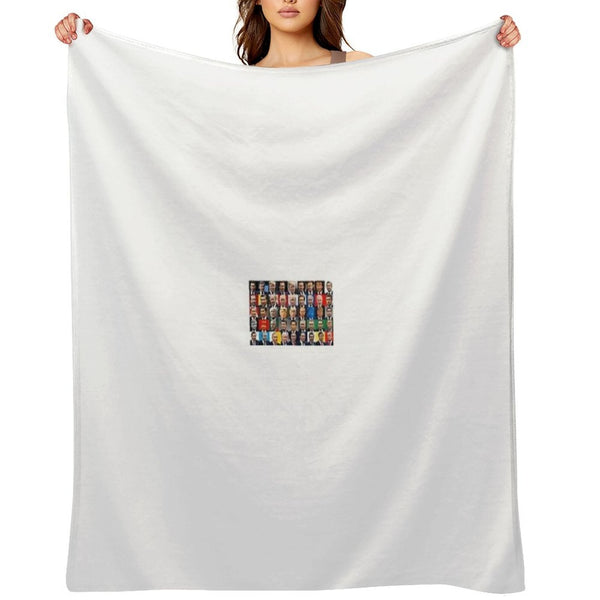 World Great Leaders Machine-washable Throw Blanket