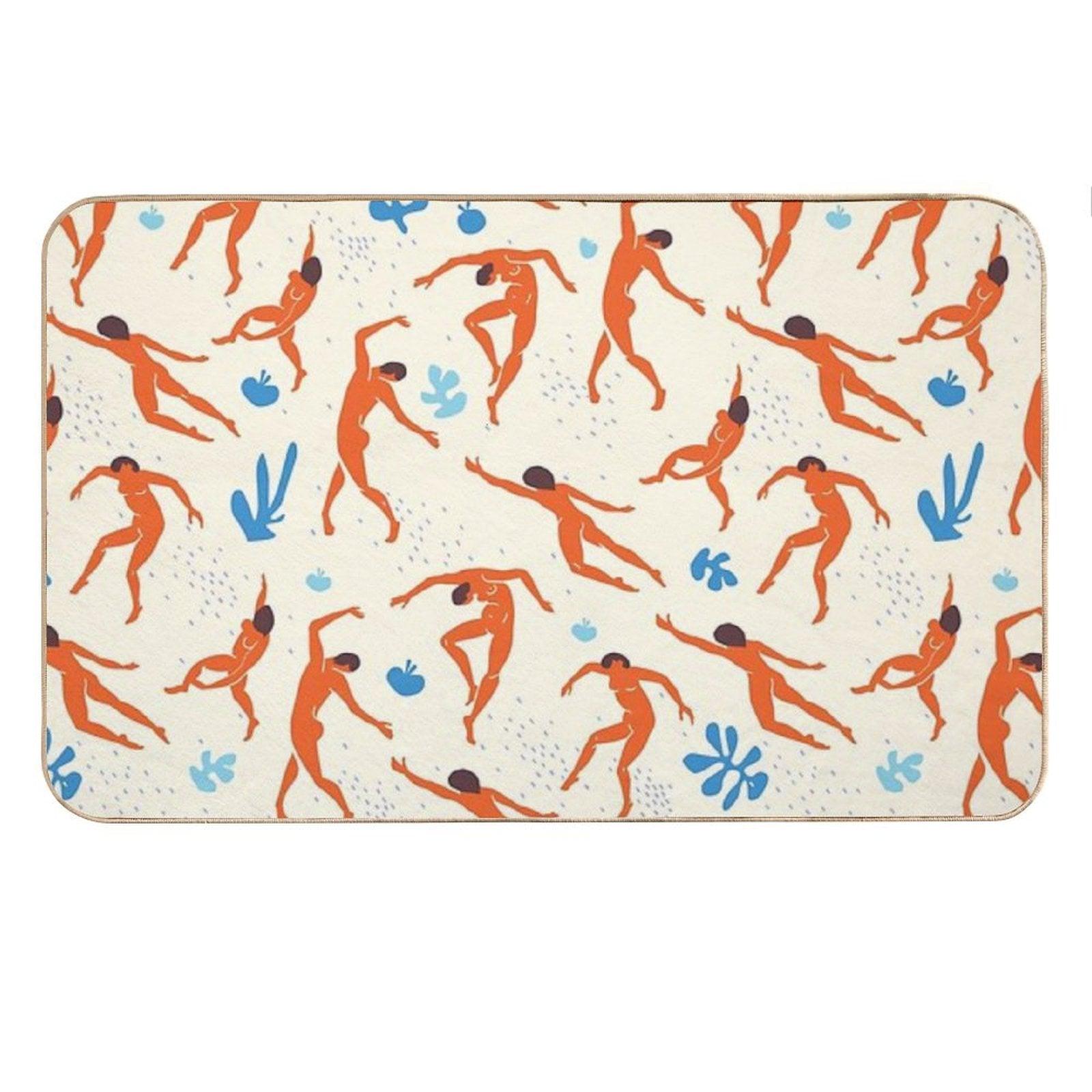 Dancers - Inspired by Matisse Bath Mat