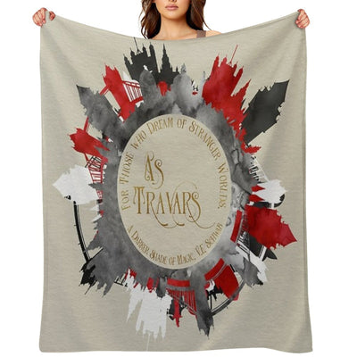 As Travars. For Those Who Dream of Stranger Worlds. A Darker Shade of Magic. Lightweight Throw Blanket