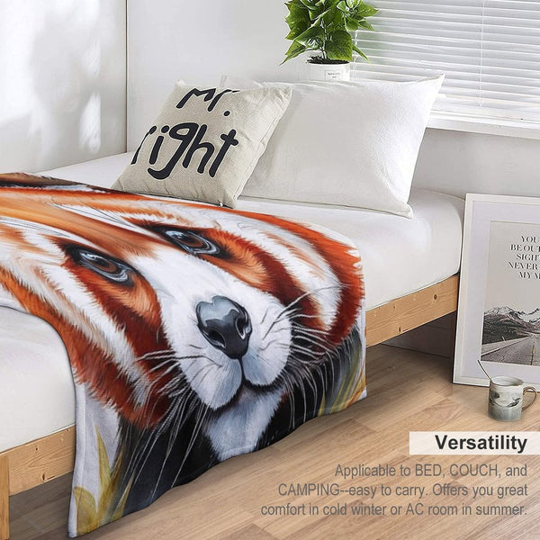 Red Panda - MY ZOO Collection Wrinkle-free Throw Blanket