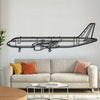 A320 CFM56 Metal Aircraft Wall Art - NCP0161 - 19.3" - 49 cm
