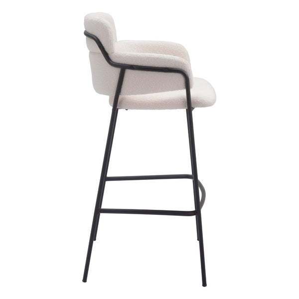 Marcel Barstool (Set of 2) Cream