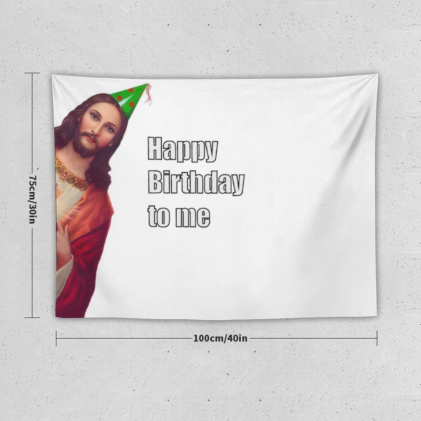Happy Birthday to Me Tapestry