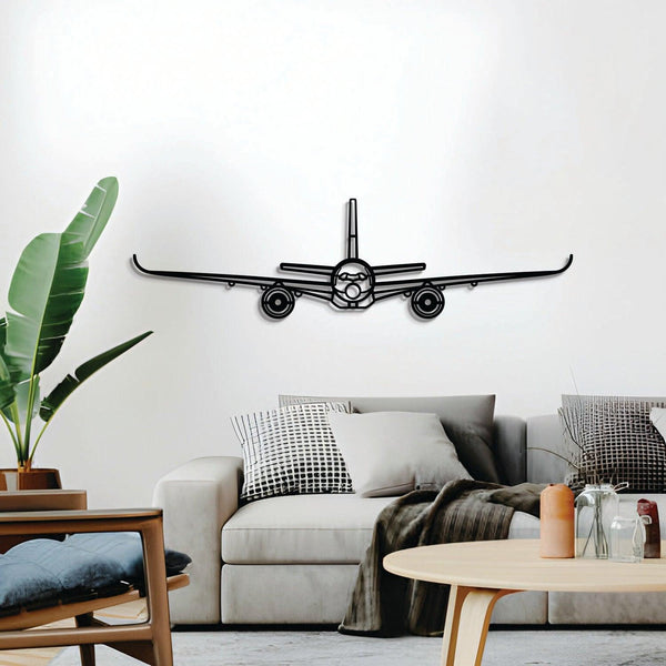 A350-900 Front Metal Aircraft Wall Art - NCP0514