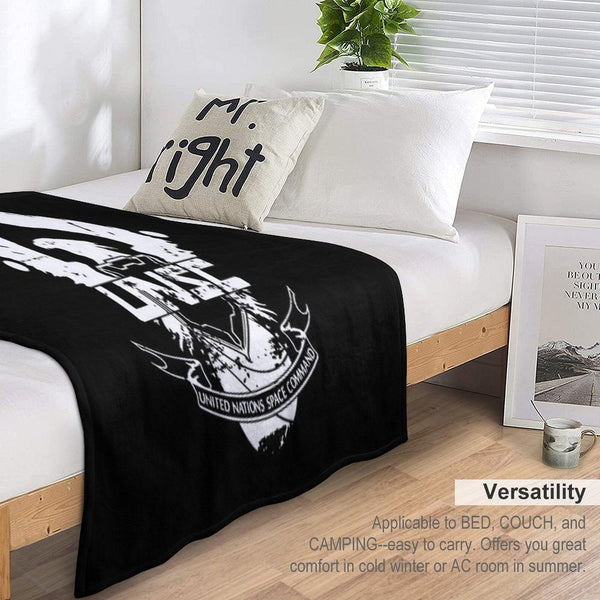 Halo UNSC Worn Logo High Quality Throw Blanket