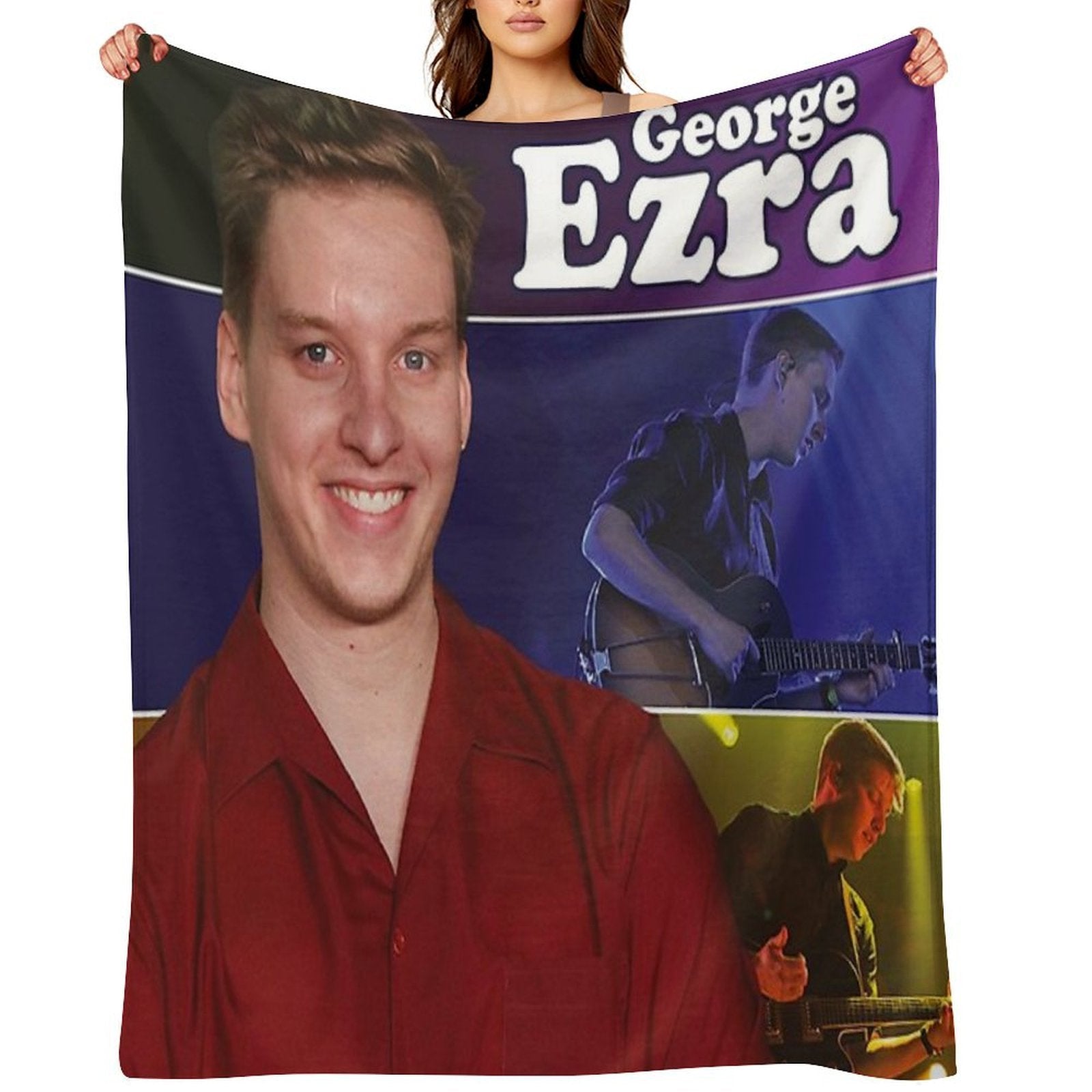 George Tour 2021 Ezra Concert Kokbisa Wrinkle-free Throw Blanket