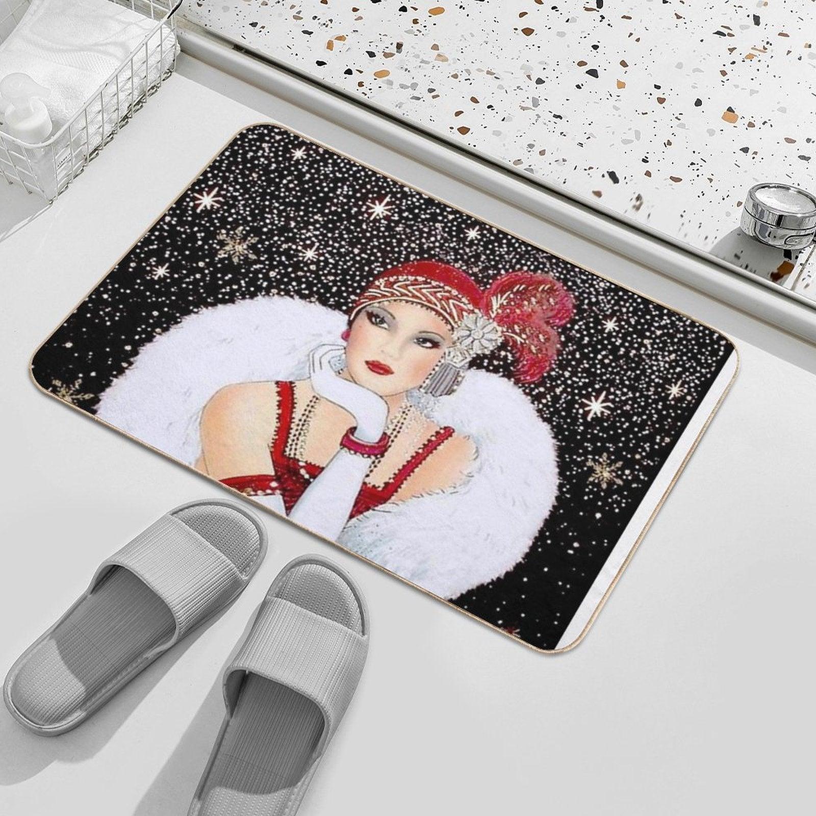 FLAPPER  Vintage 1931 Beautiful Fashion Magazine Advertising Print Bath Mat