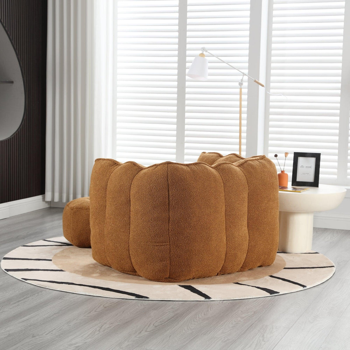 Soft Bean Bag Chair with High Resilient Foam