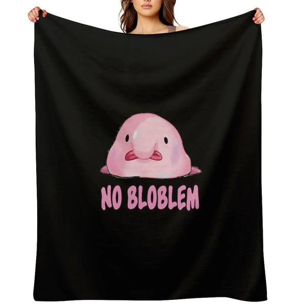 Blobfish Throw Blanket