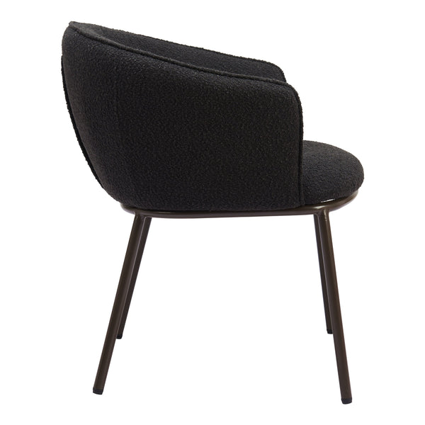 Essen Dining Chair Black & Bronze