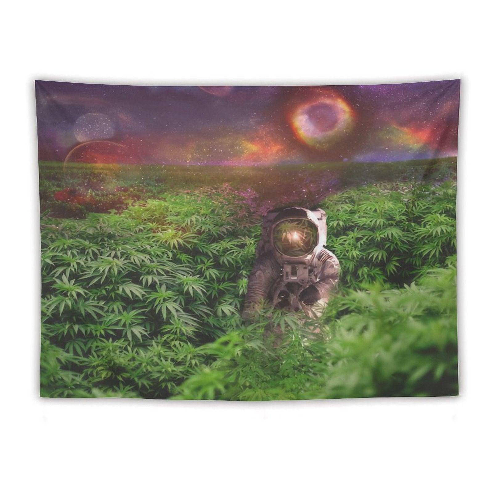Astronaut in Planet Tapestry