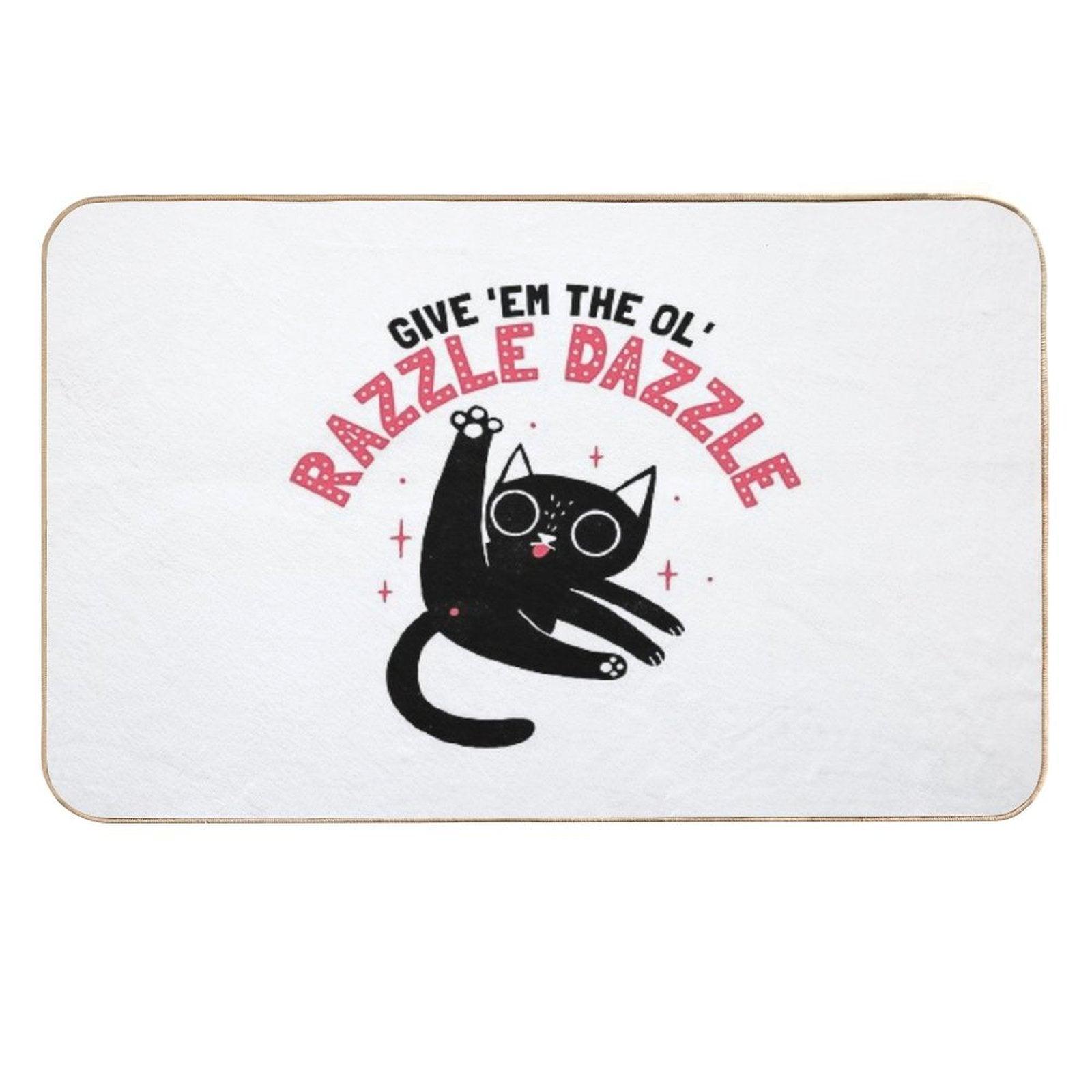 The Ol' Razzle Dazzle  Easy Maintenance Bath Mat