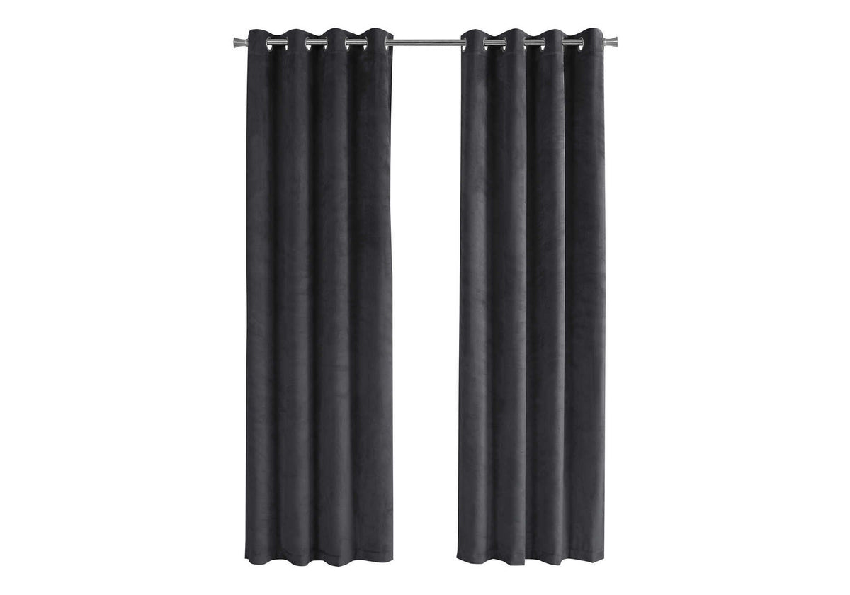 Room Darkening Grommet Curtain Panel Set (2pcs)