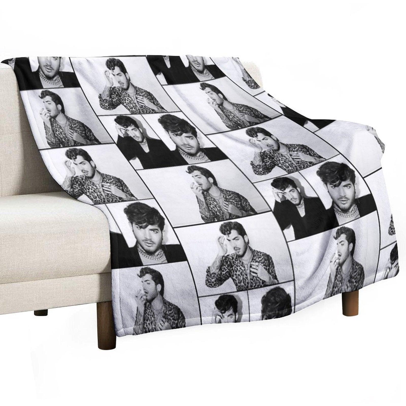 Stunning Adam Lambert Throw Blanket