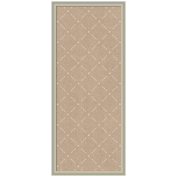 Pinboard Beige Lattice Pattern