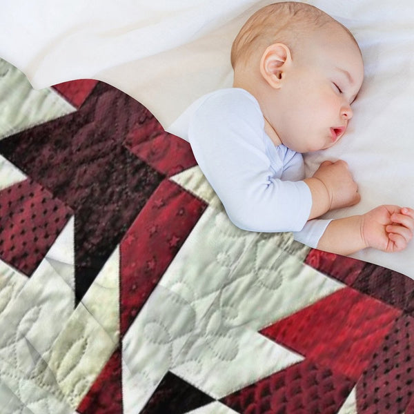 Triangle Fabric Eco-conscious Throw Blanket
