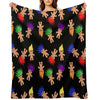Troll Dolls Pattern Velvety-soft Throw Blanket