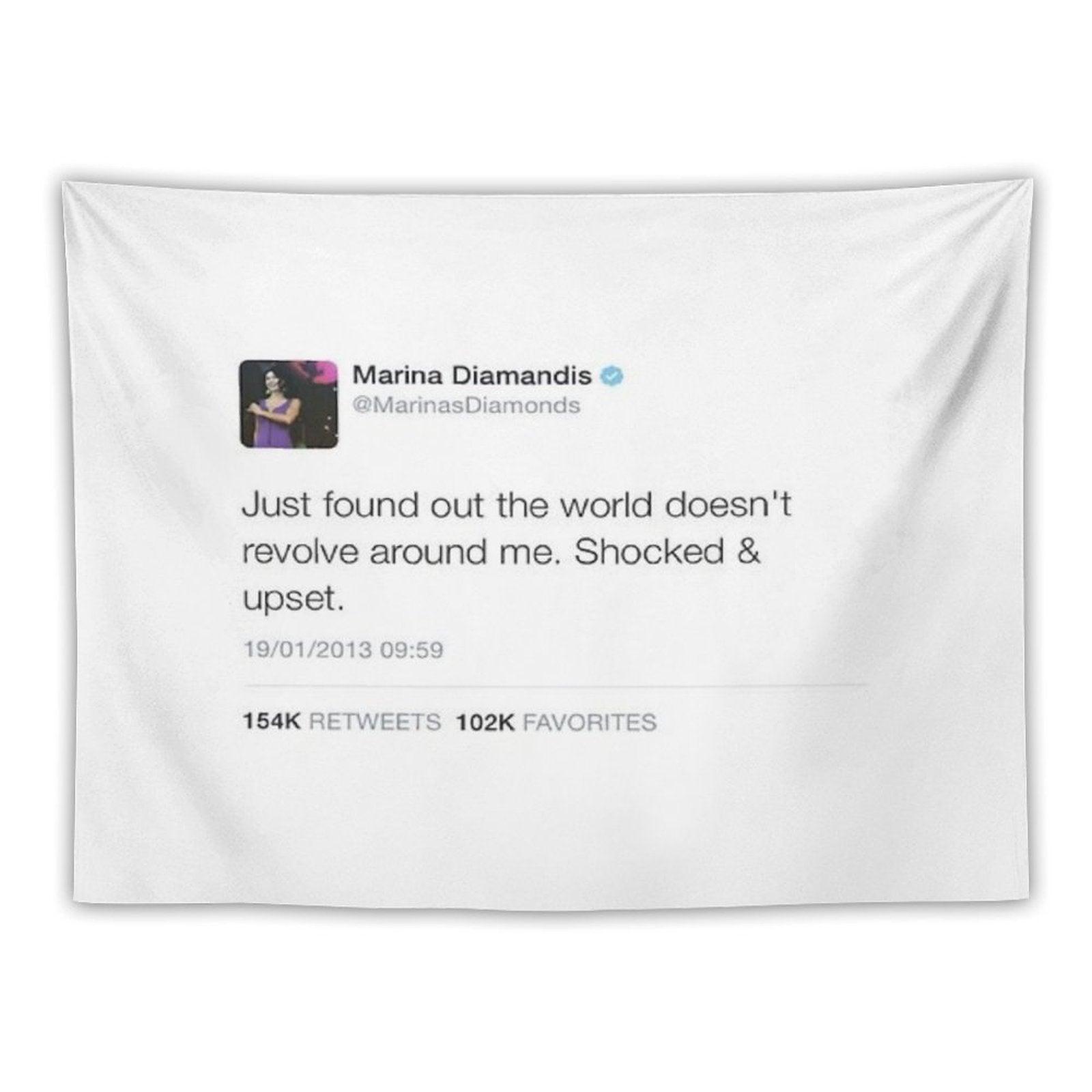 Marina And The Diamonds Tweet Tapestry Tapestry