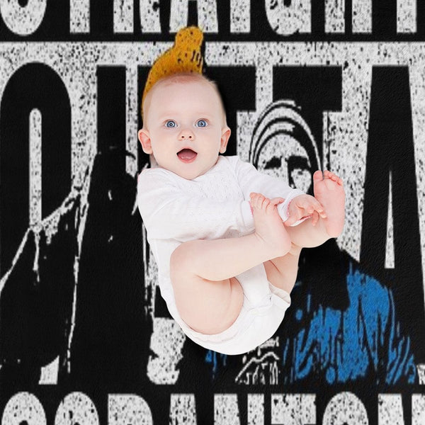 Straight Outta Scranton - Lazy Scranton Lightweight Throw Blanket