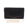 Dinner Clutch Flip Solid Color - Black