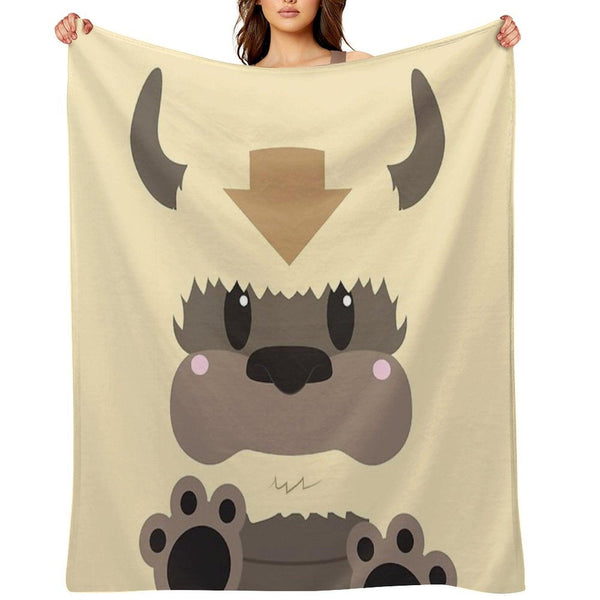 Appa Block Throw Blanket