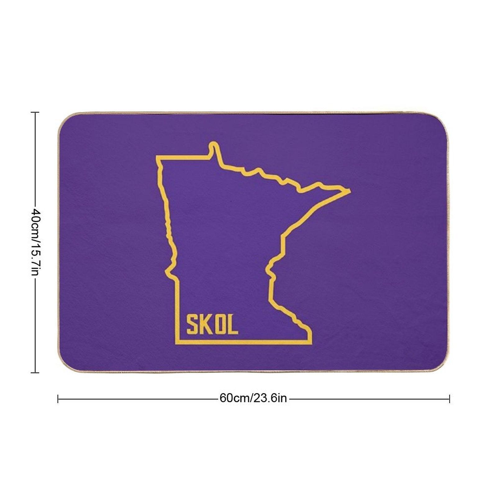 Skol MN Outline Bath Mat