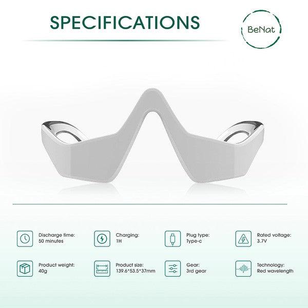 Under-Eye Red Light Therapy Skin Rejuvenation and