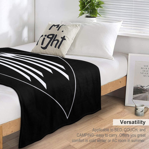 MM Logo Anti-pilling Throw Blanket