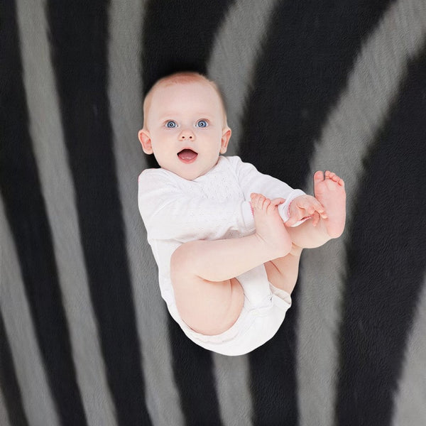 Zebra Stripes Eco-conscious Throw Blanket