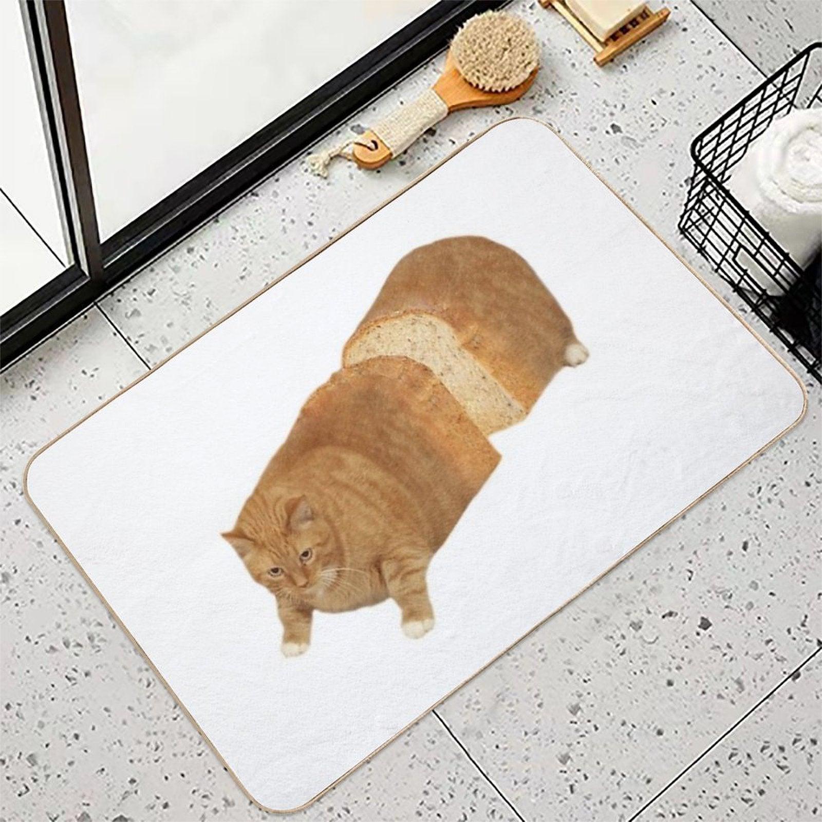 Cat Loaf Durable Bath Mat
