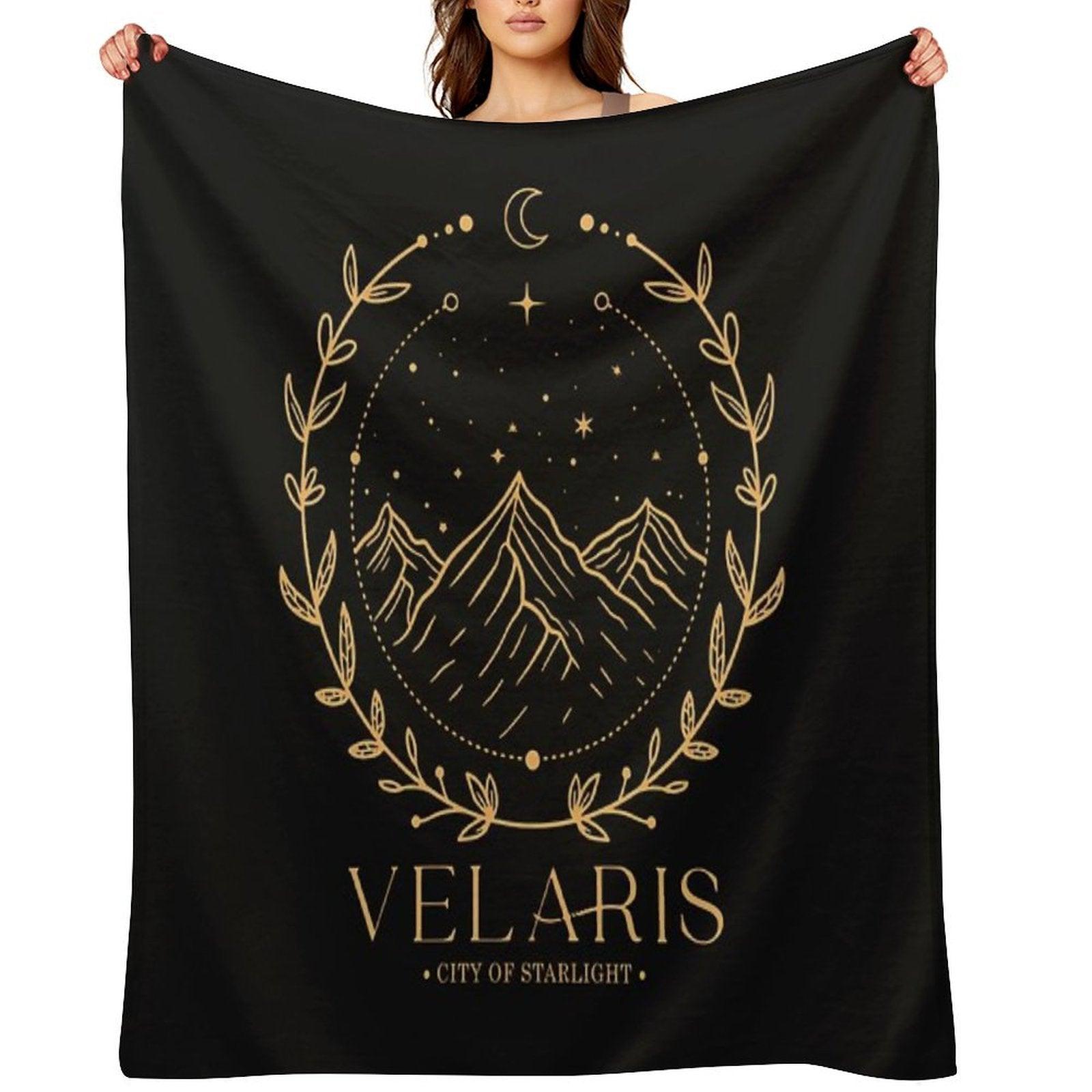 Acotar Velaris City Of Starlight The Night Court Throw Blanket