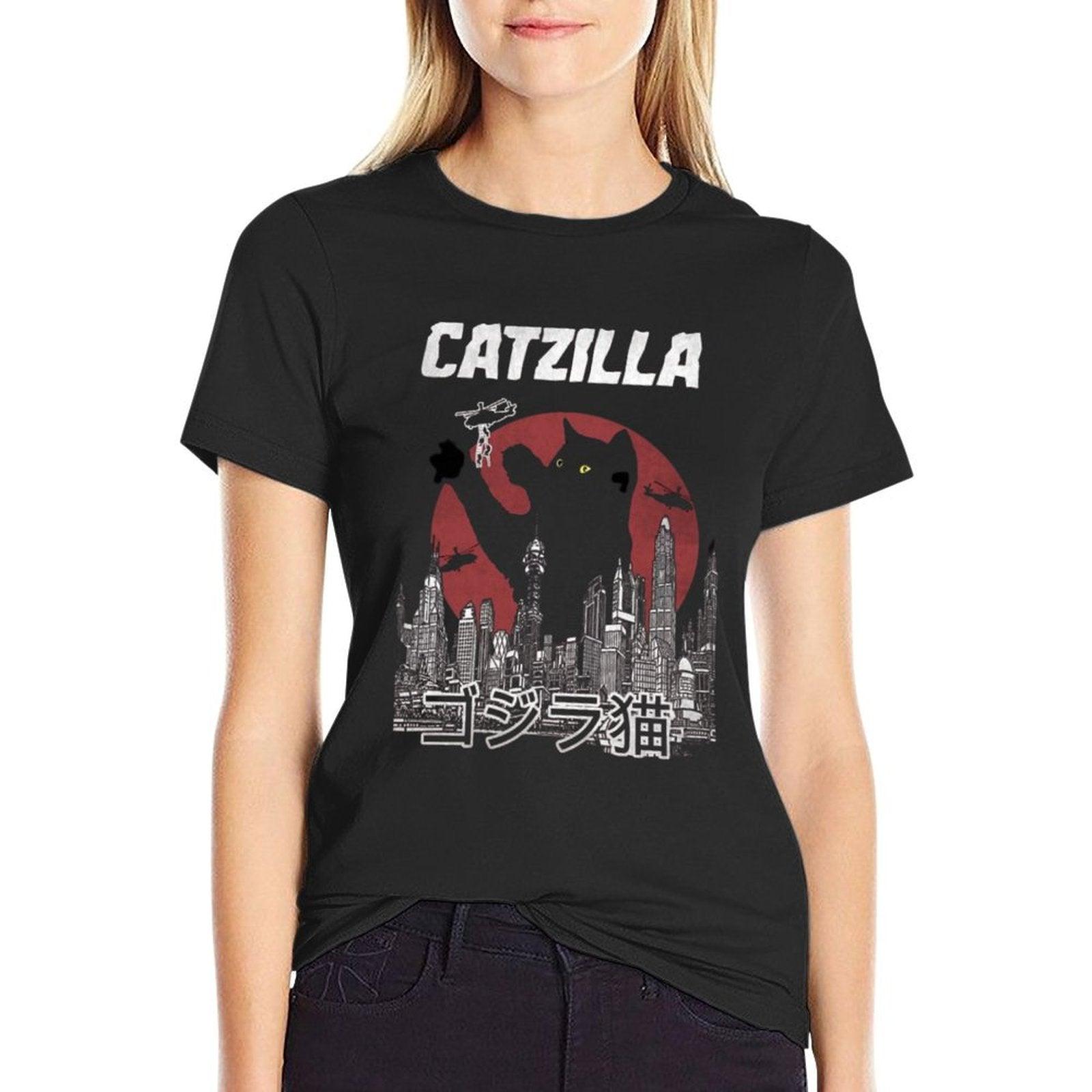 Catzilla Vintage  Stretchy T-Shirt