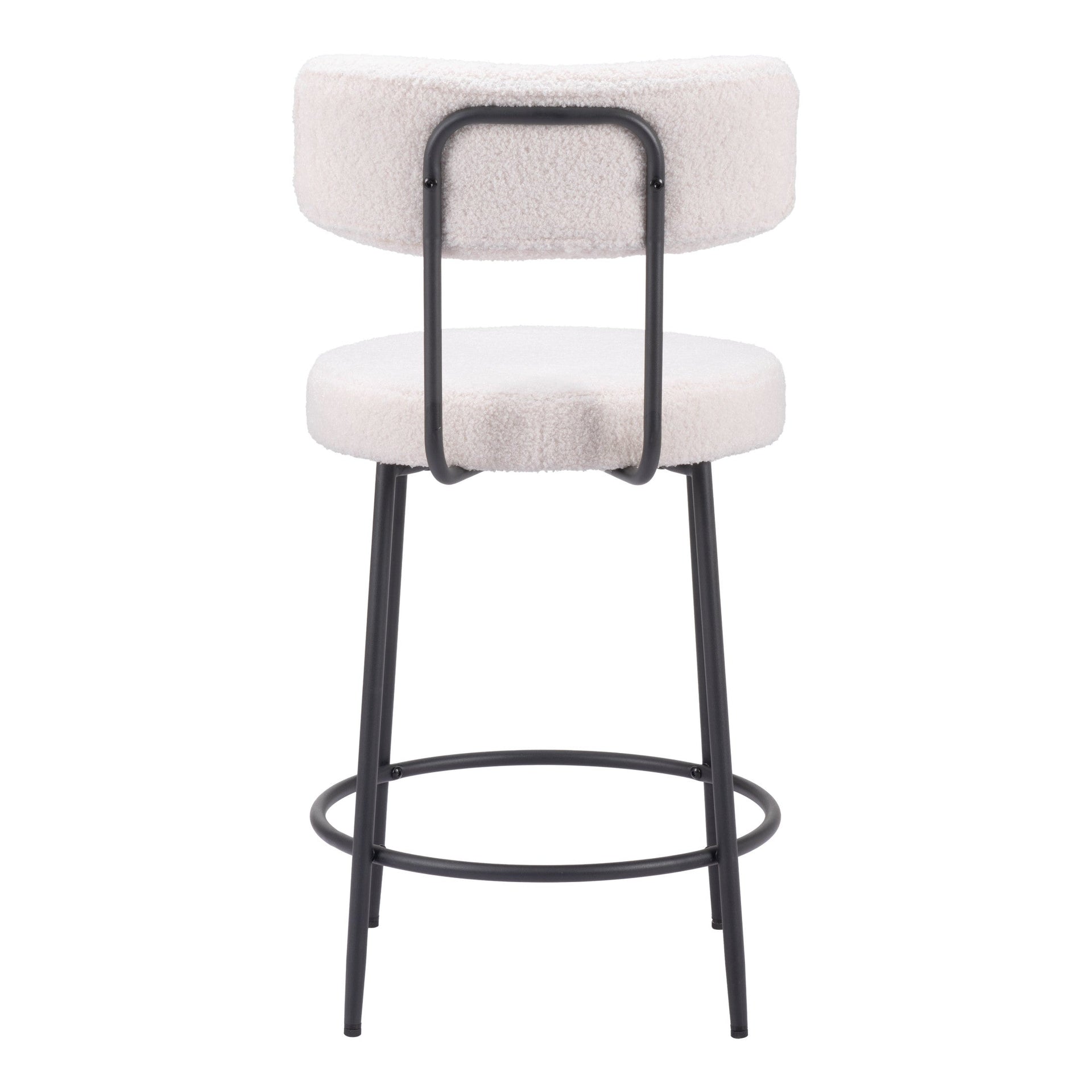 Blanca Counter Stool (Set of 2) Ivory