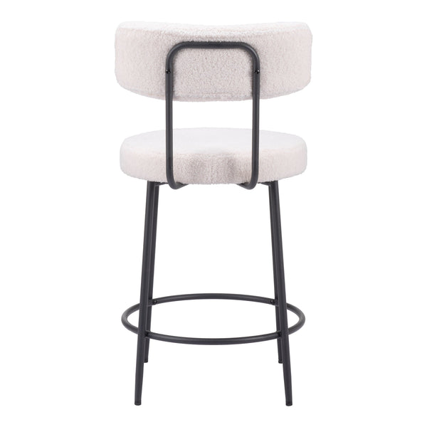 Blanca Counter Stool (Set of 2) Ivory