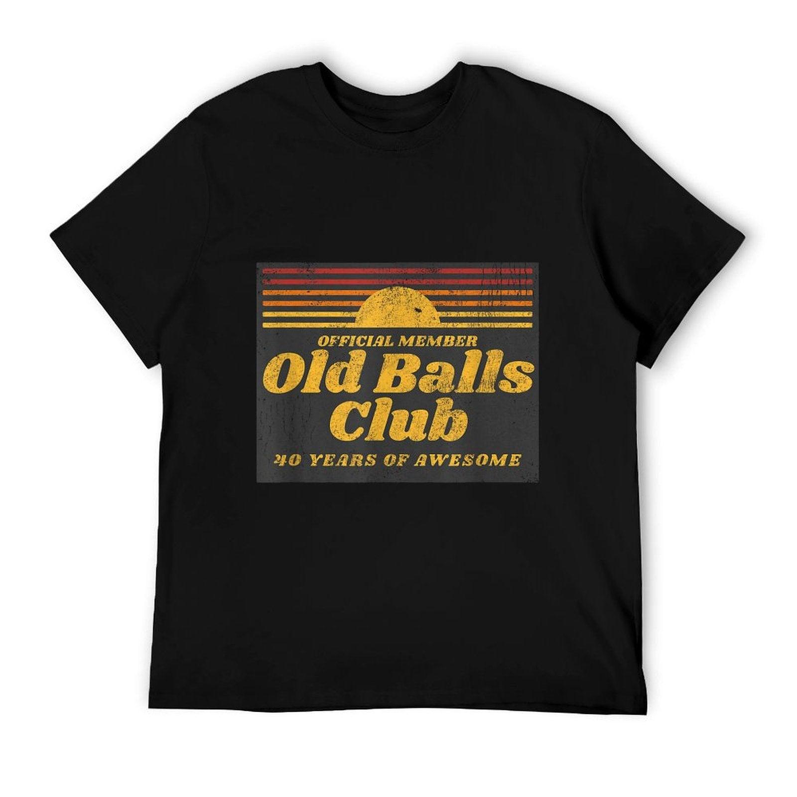 Funny 40th Birthday Old Balls Club 40 Years of Awesome T-Shirt