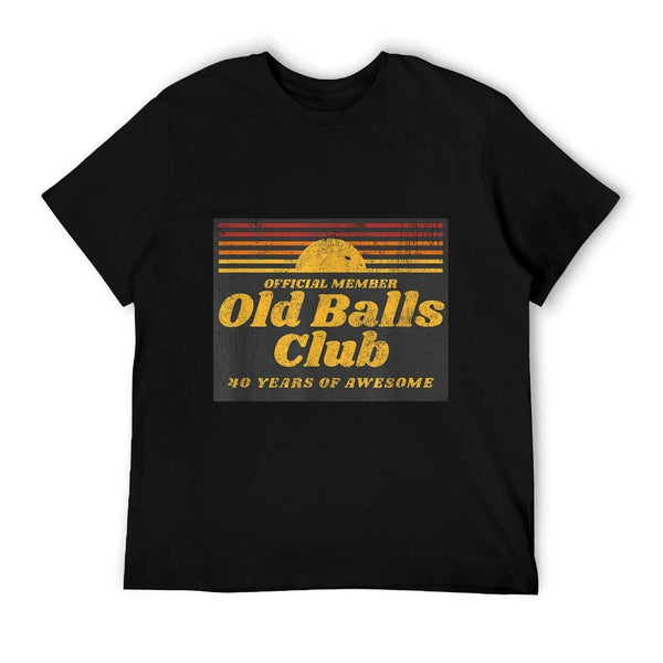 Funny 40th Birthday Old Balls Club 40 Years of Awesome T-Shirt