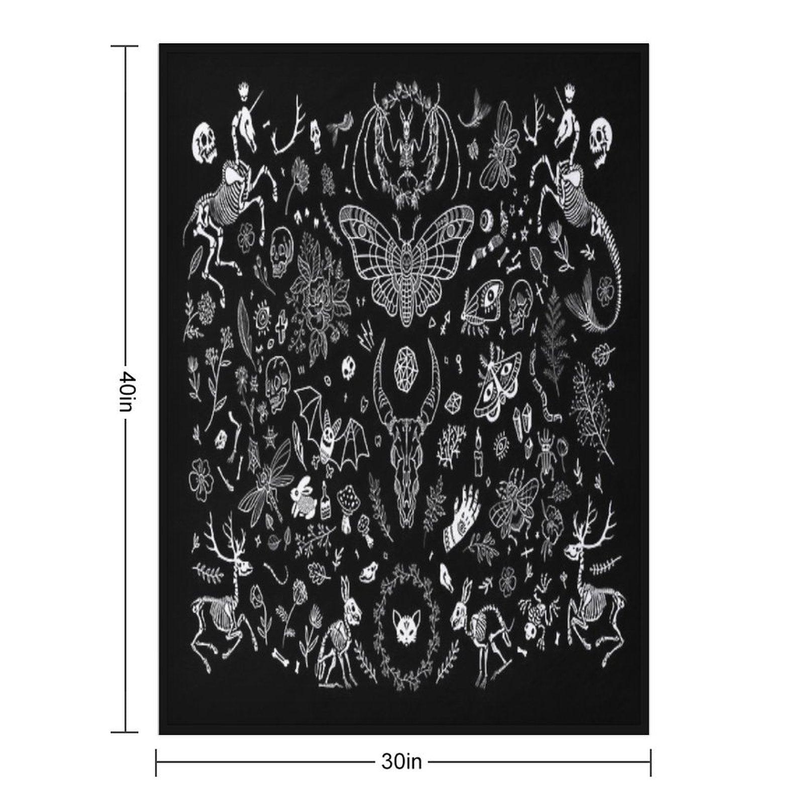 Gothic Tapestry Throw Blanket