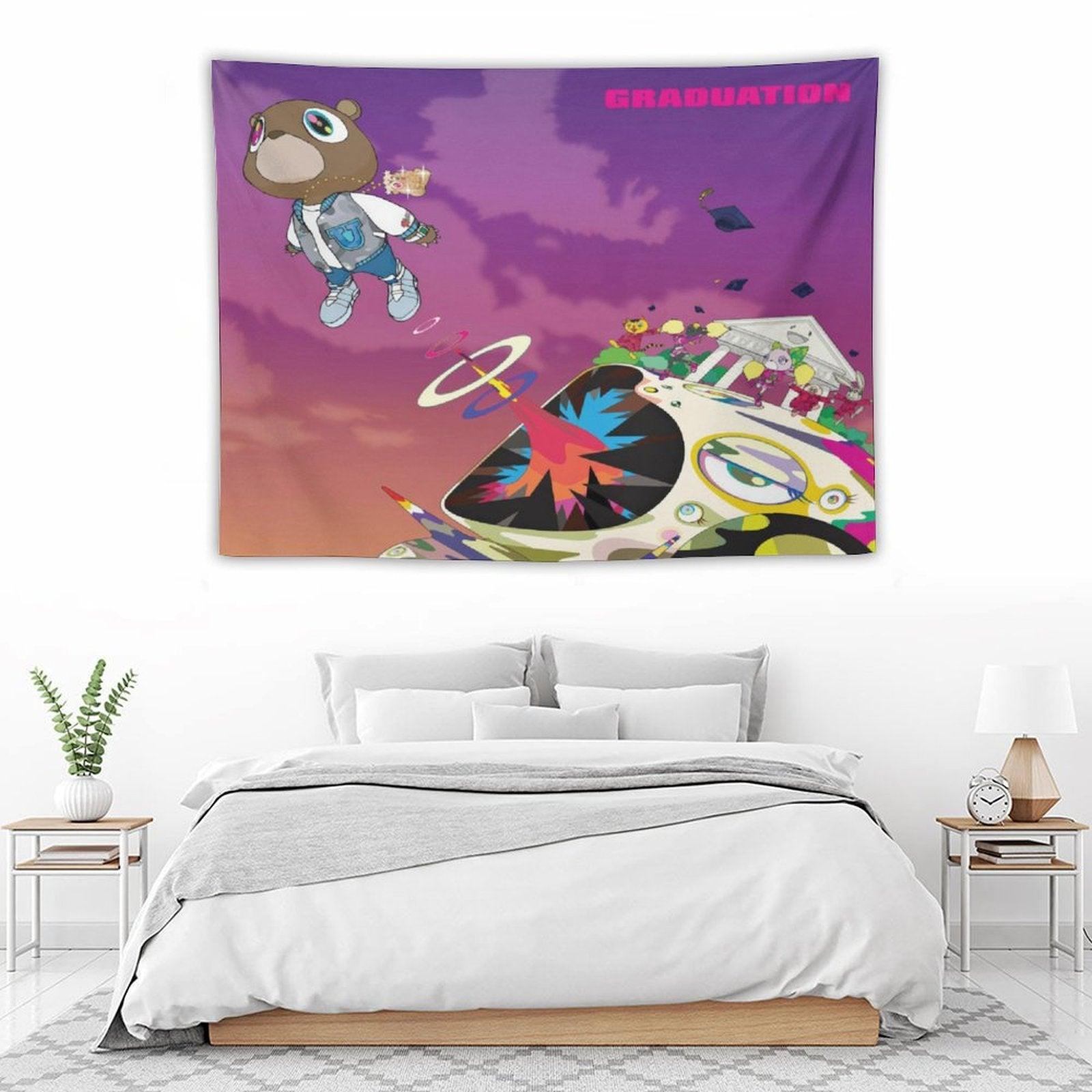 Kanye West Rapper Graduation Tapestry