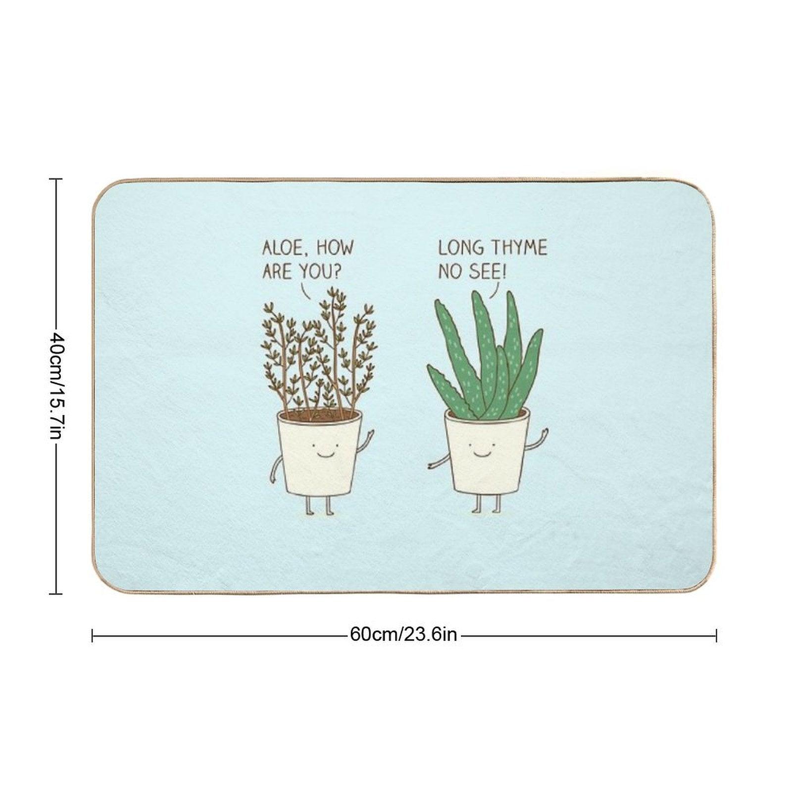 Garden Etiquette Bath Mat