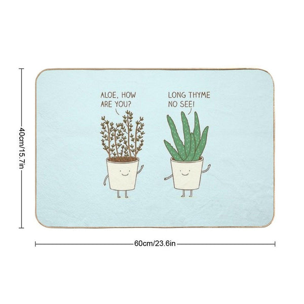Garden Etiquette Bath Mat