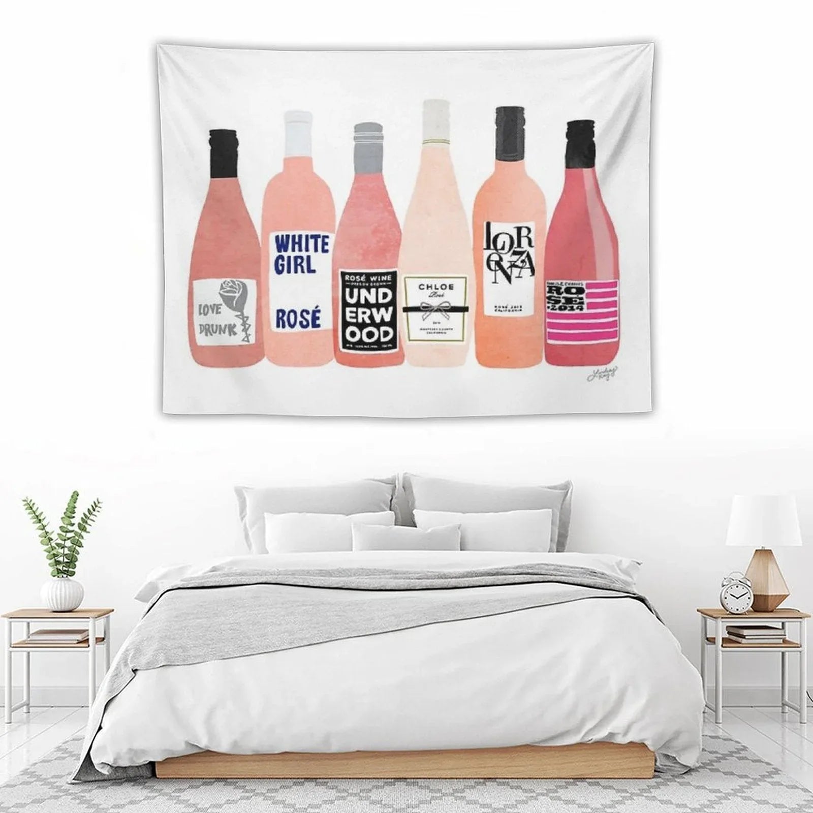 Rose Bottles Tapestry