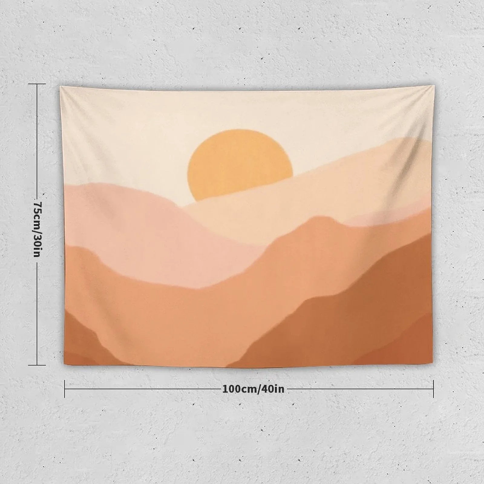 Warm Sunset Tapestry