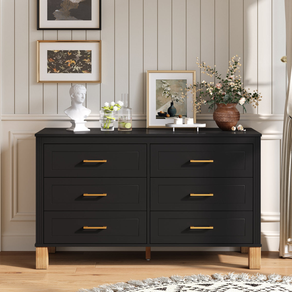 6-Drawer Double Dresser