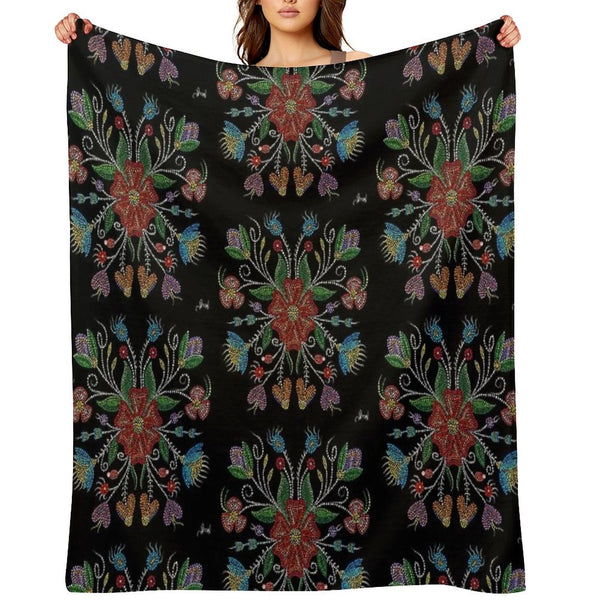 Growth of Happiness Easy Care Throw Blanket