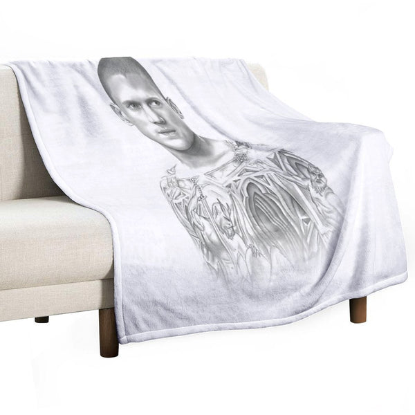 Michael Scofield, Prison Break Fan-art Wrinkle-free Throw Blanket