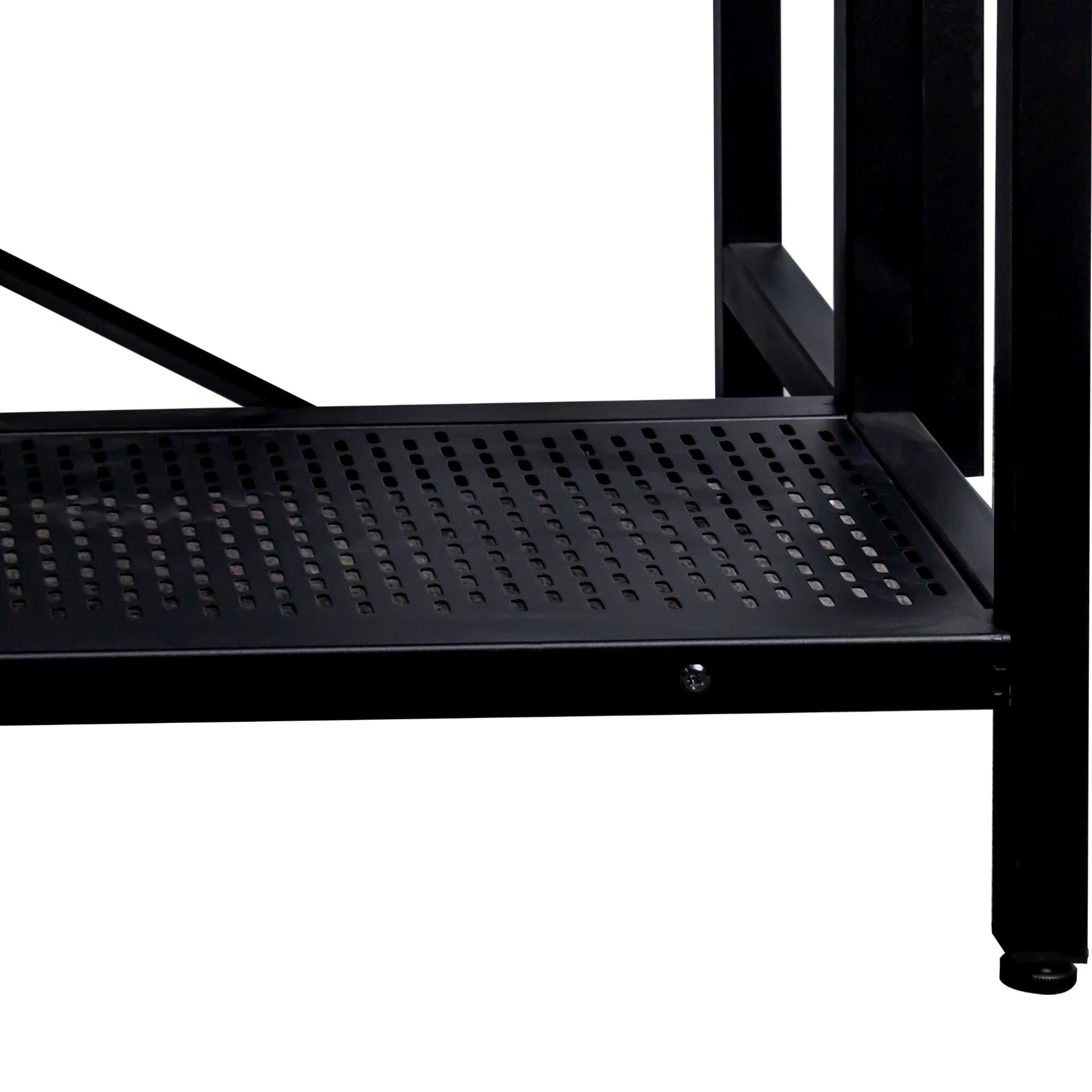 kitchen Island, Bakers Rack, Island Table for Kitchen,3 Tier Microwave Stand Oven Shelf with Storage, Storage Shelf for Kitchen Dining Room Living Room,3 Hooks