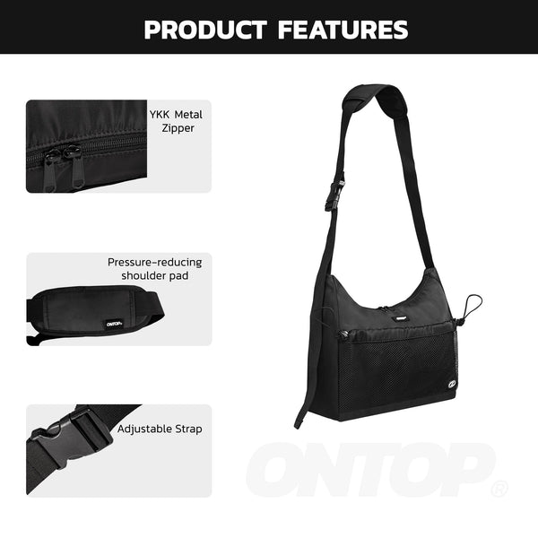 Statement Messenger Crossbody Bag