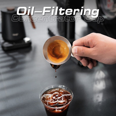 Crema-Removed Espresso Shot Cup