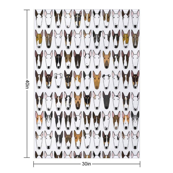 A Metre Of Bullies Throw Blanket